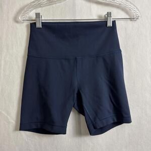 lululemon athletica Navy High-Rise Athletic Bike Shorts